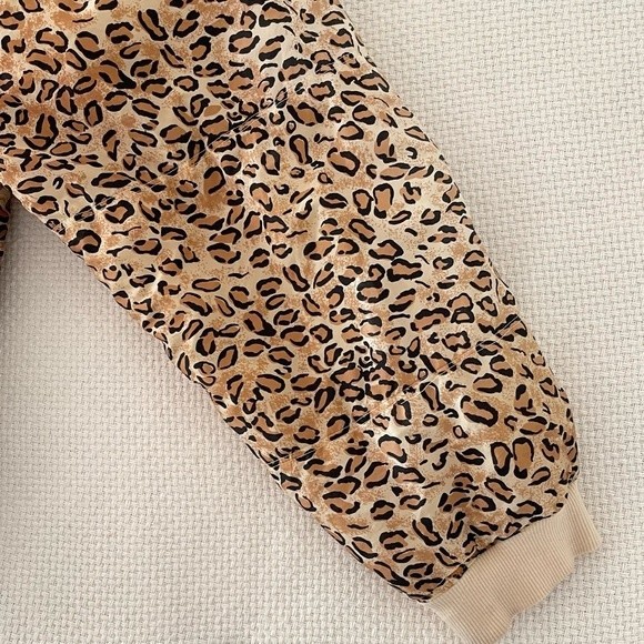 Fuda International 100% Silk Leopard Print Bomber Jacket Size Large - Picture 8 of 12